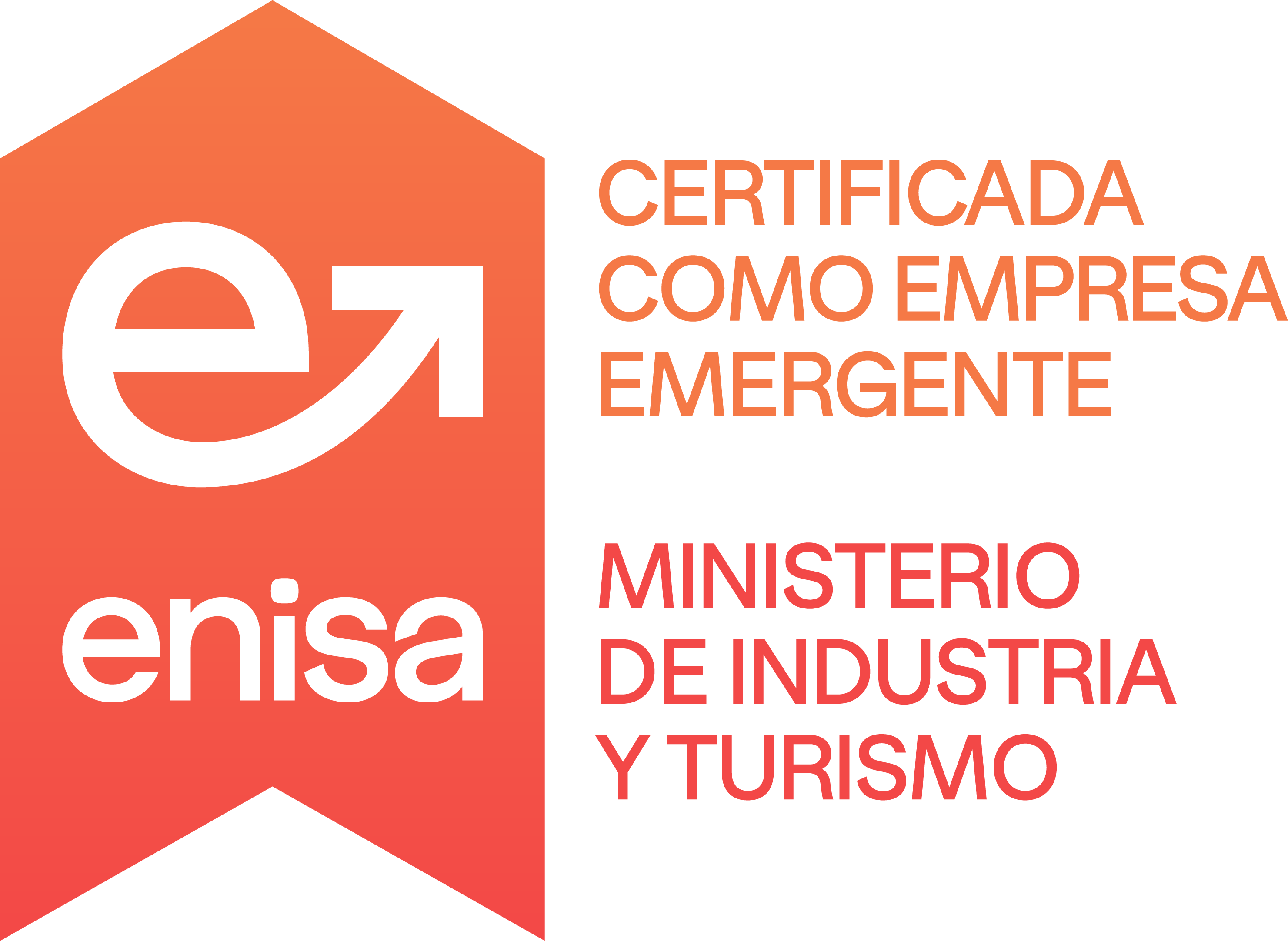 Enisa Certificada como Empresa Emergente